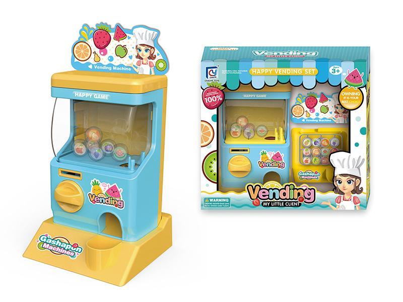 Cartoon Blue Automatic Gashapon Machine