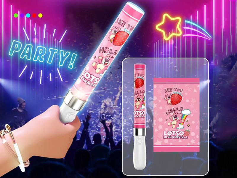 Strawberry Bear Concert Glow Stick