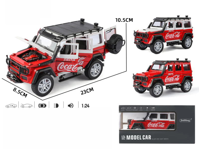 1:24 Benz G-Class Coca Cola Version Alloy Car