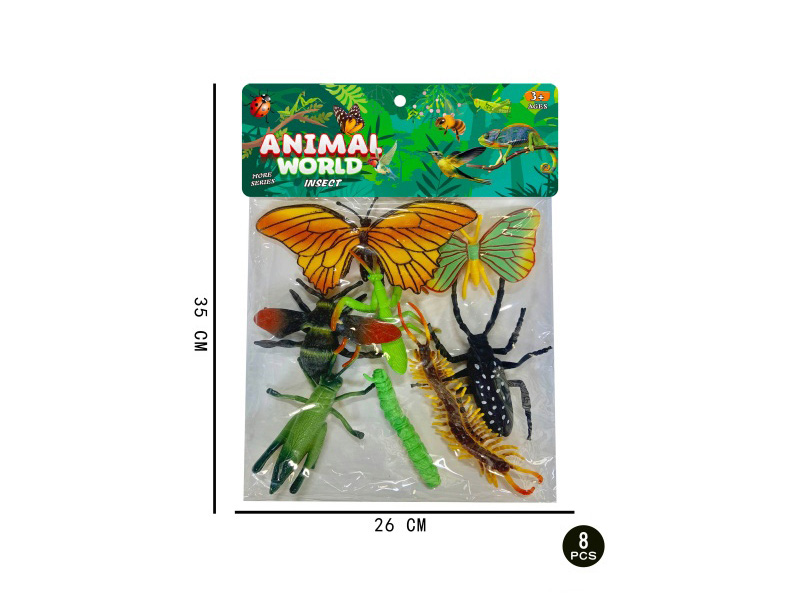 Insect Combination: 8 Pcs