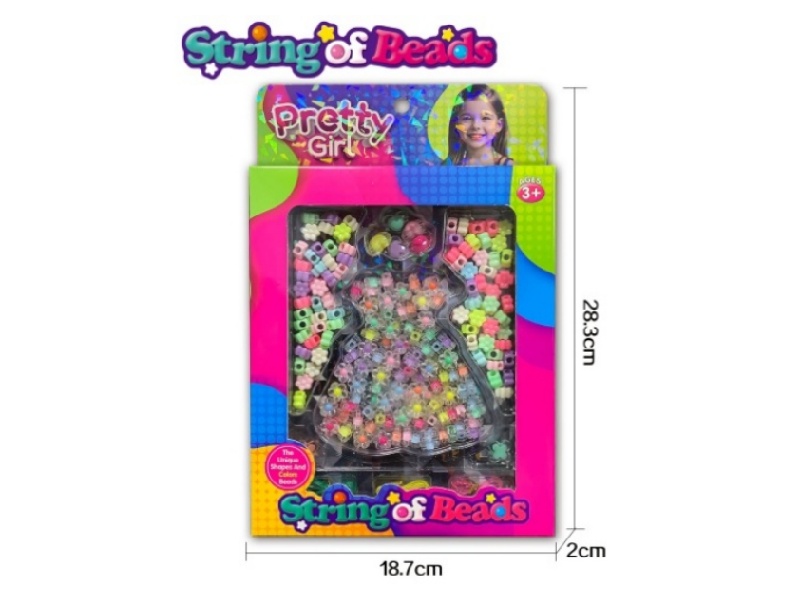 Skirt Transparent Color Bead, Marquise Bead Set