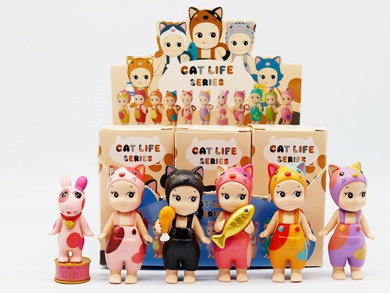 Cat Life Series Mini Figures 6pcs