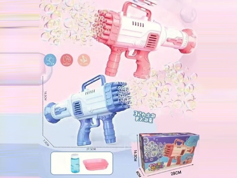 32-Hole Rocket Launcher Bubble Machine