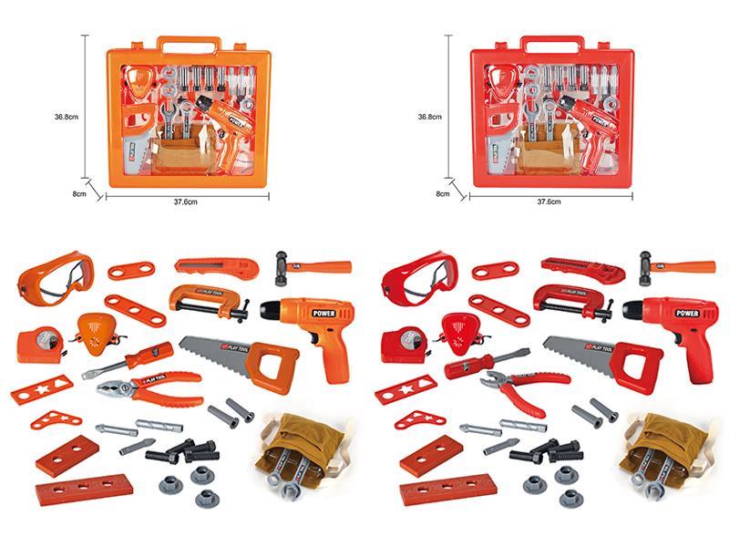 Portable Box + Electric Drill Tool Set