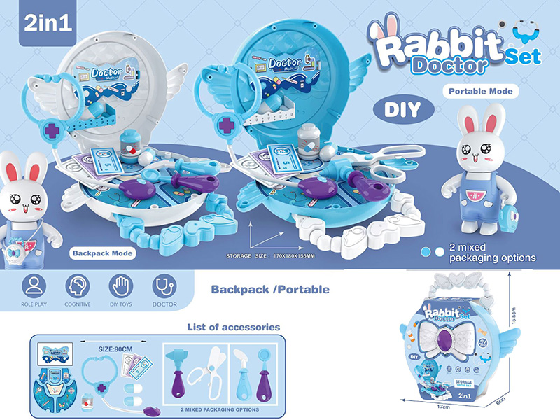 Rabbit Doctor Set Storage Bag