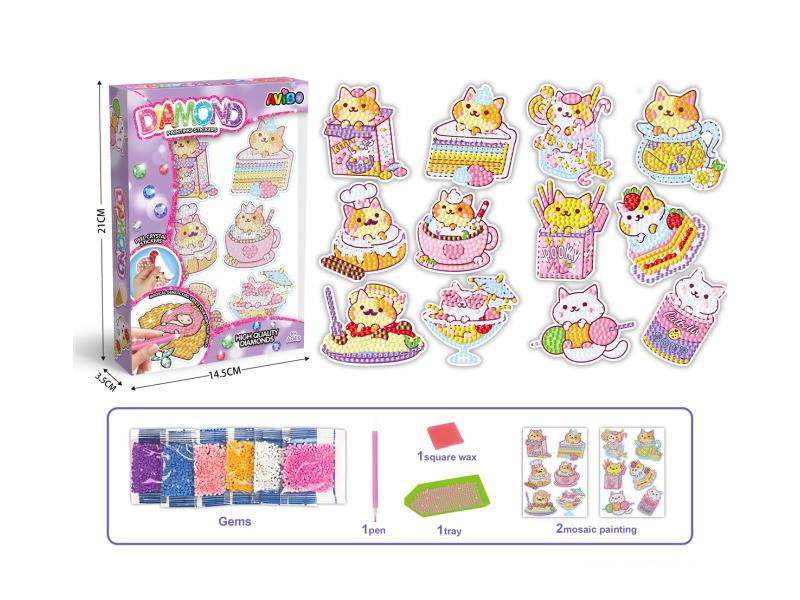Creative Diamond Painting Set - Sweetie Cat