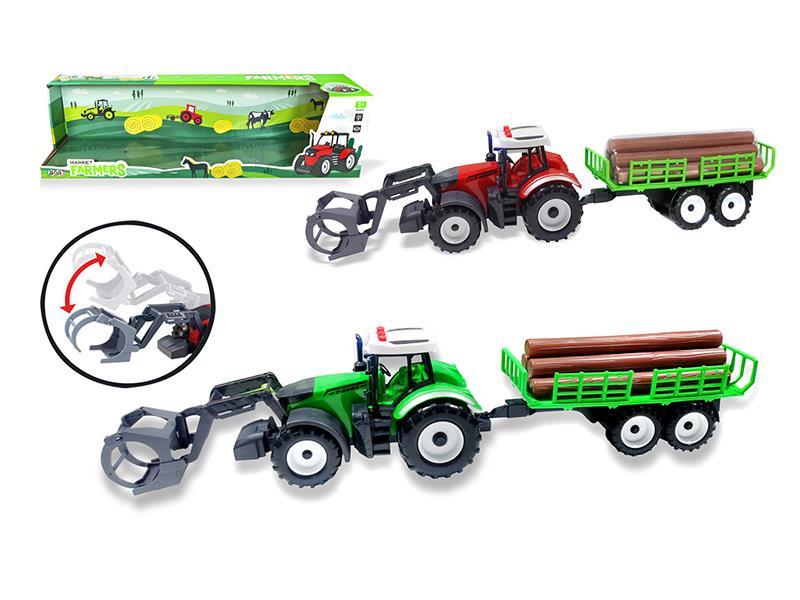 Friction Farmer's Cart With Light And Sound