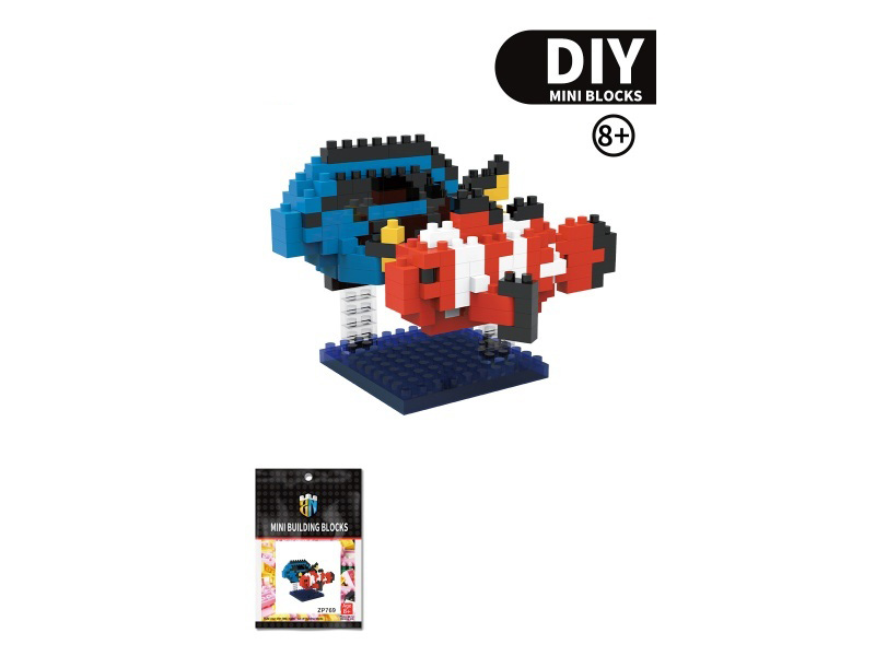 Clownfish Building Blocks Ocean Series 198PCS