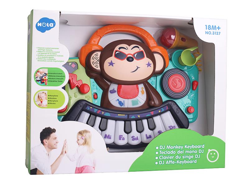 DJ Monkey Electronic Organ (Light/Music)