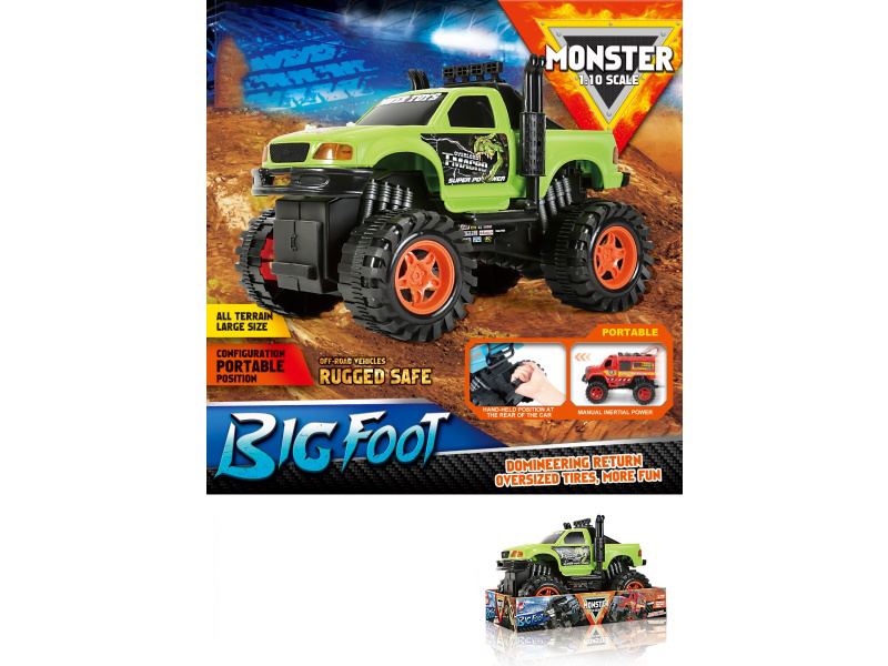 1:10 Fire Wheel Military Inertial Vehicle