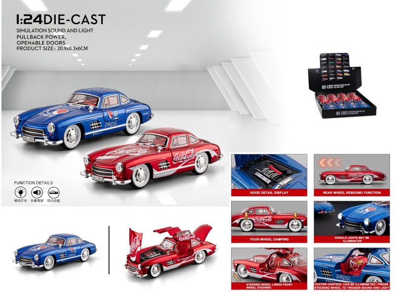 1:24 Benz 300Sl Cola Edition