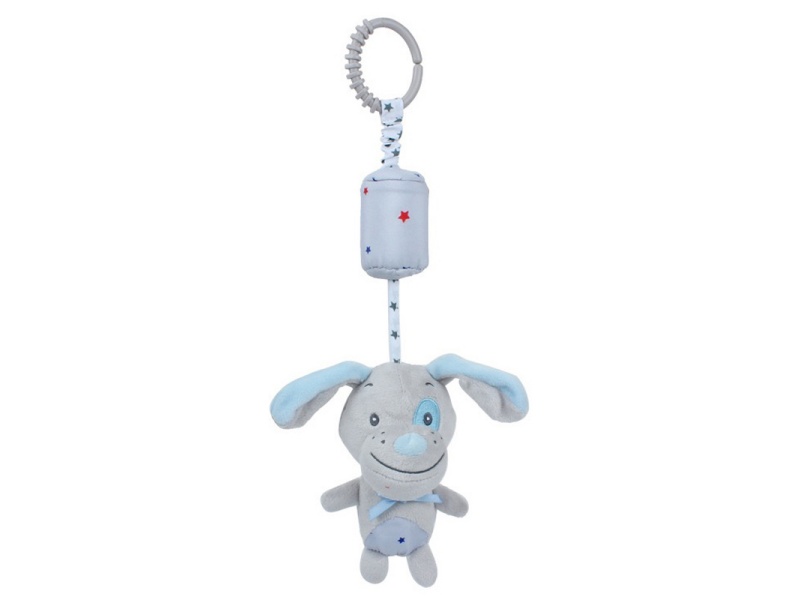 Puppy Baby Soothing Bell Plush Pendant