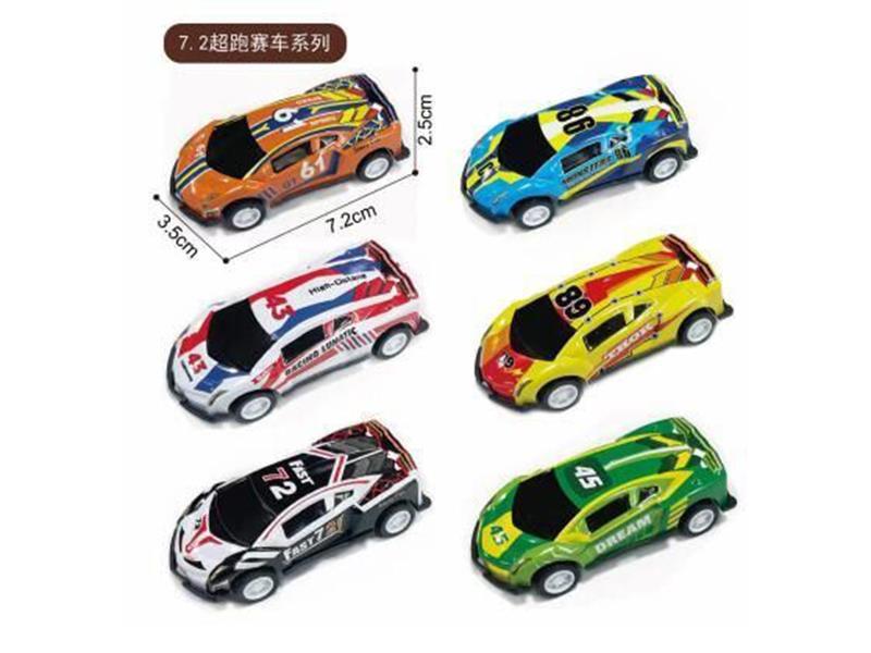 Light Alloy Pull Back Car 6pcs