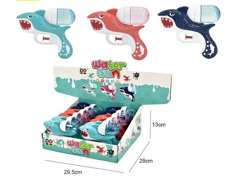 Shark Water Gun(PET Transparent Bottle)12PCS