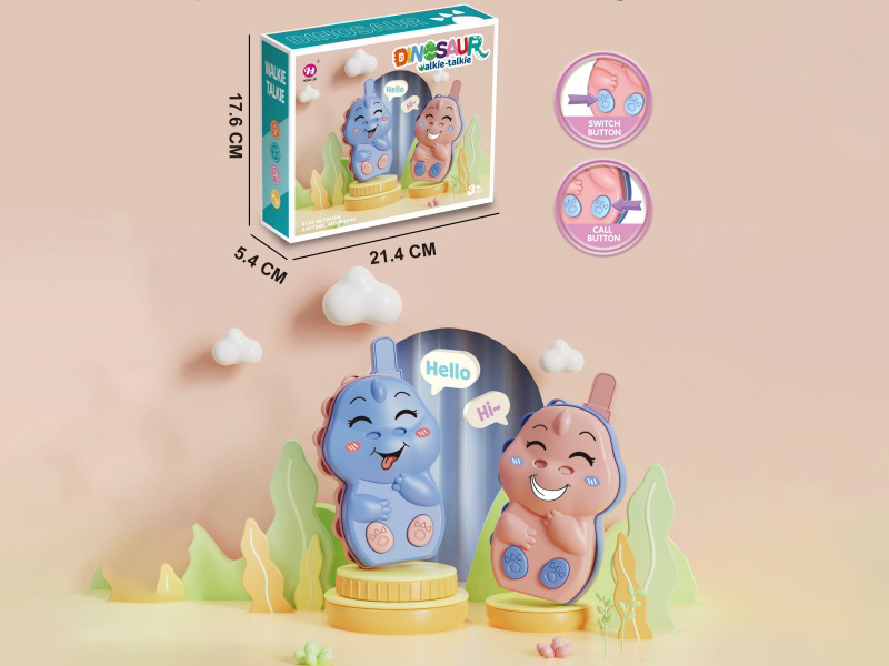 Dinosaur Walkie-Talkie (Walkie-Talkie Range 500 Meters)