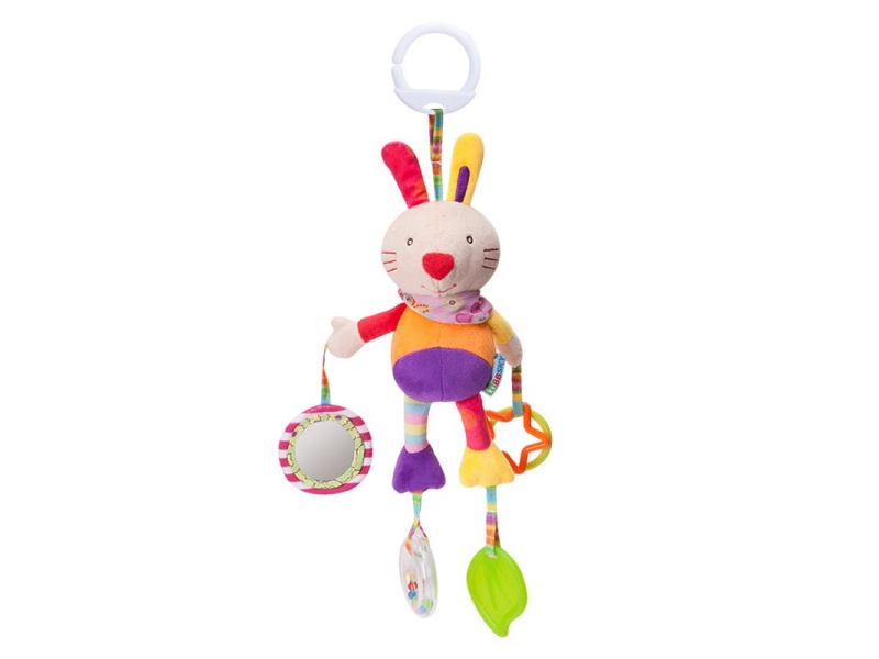 Rabbit Baby Plush Wind Chime Teething Pendant