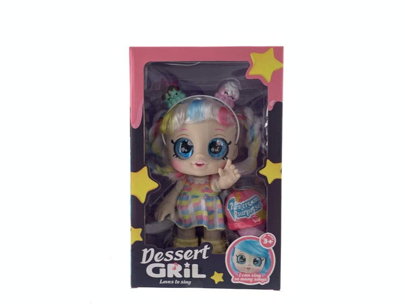 The First Generation 12-Inch Surprise Sweetheart Kendi Doll Music Doll (White)