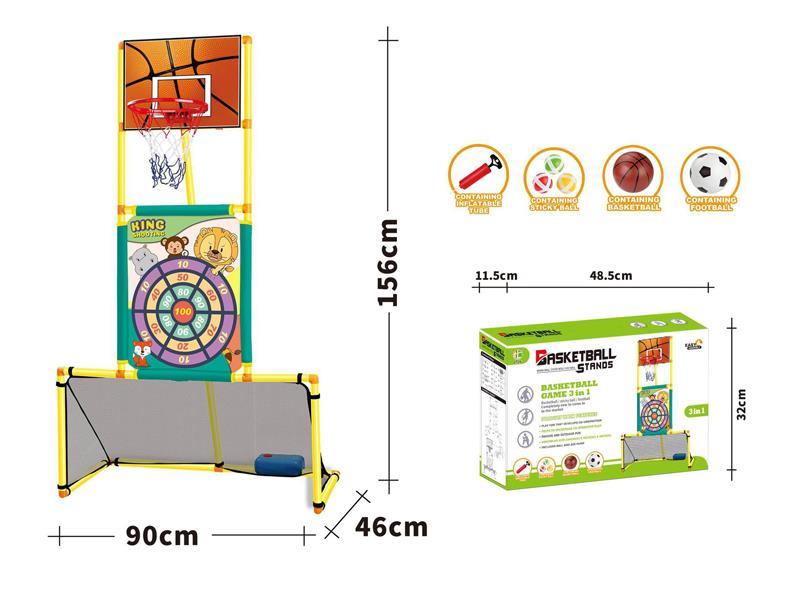 Basketball, Football, Sticky Target Ball