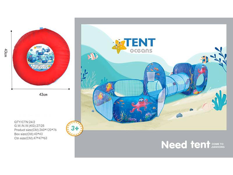 Ocean World Theme Tent 3 In 1