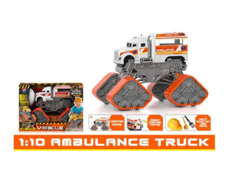 1:10 Spring-Covered Engineering Ambulance