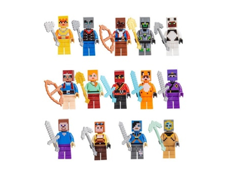 My World Magnetic Cube Building Blocks Doll 1pcs