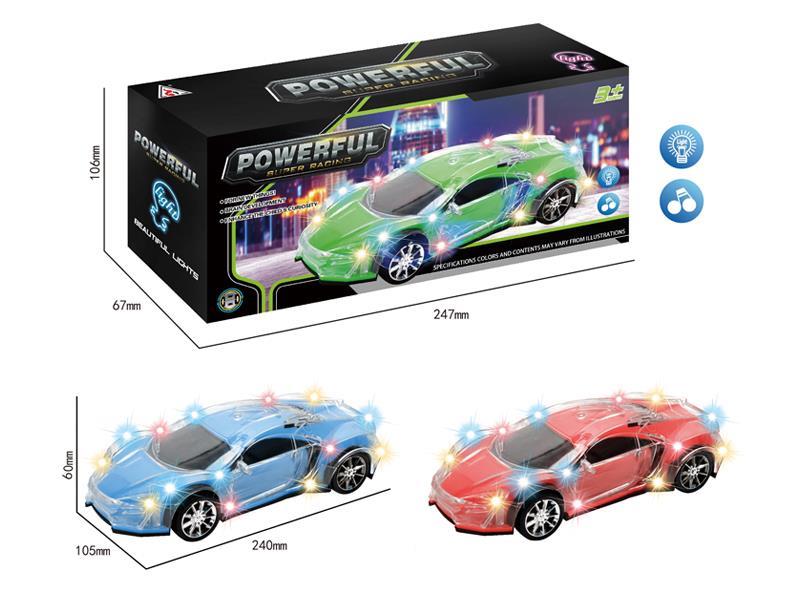 B/O Go And Bump Car With Light And Music