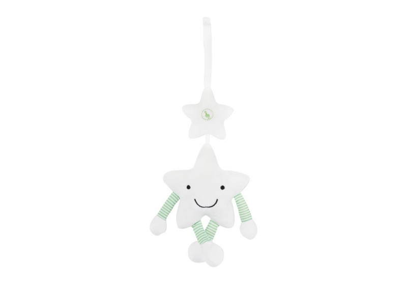 Music Green Star Baby Wind Chime Pendant