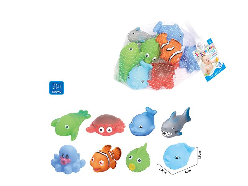 Cute Animals Kids Bath Toy Set