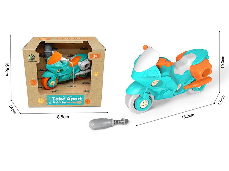 DIY Disassembly And Assembly Motorcycles Toy