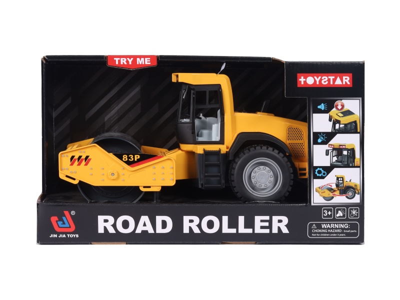 1:12 Inertial Engineering Vehicle: Roller (Sound, Light, Multi-Functional)