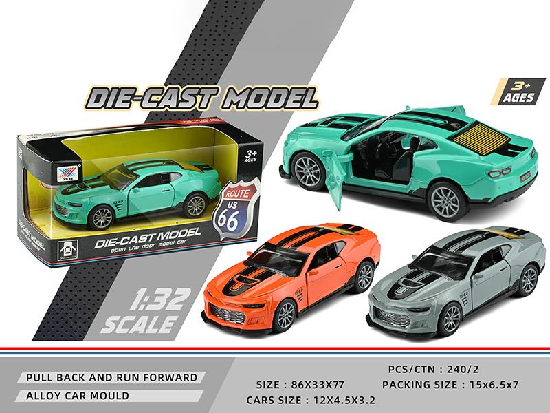 1:32 Pull Back Open The Door Alloy Model Car Chevrolet(1PS)