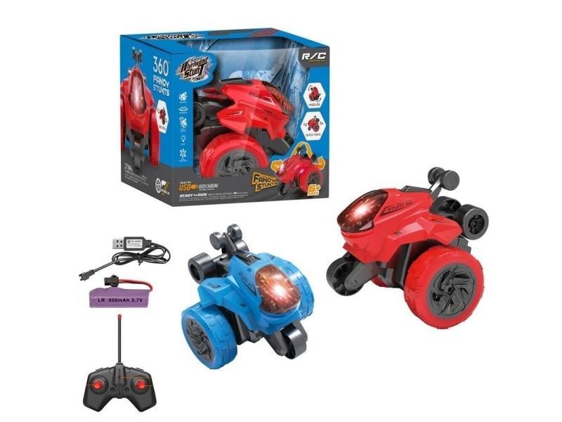 27Mhz Remote-Controlled Car Five-Wheel Light Stunt Car