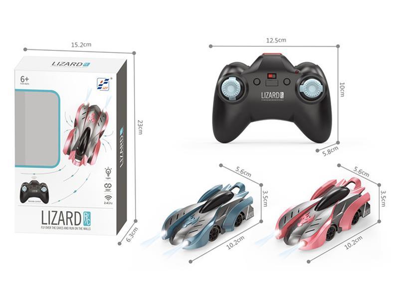 2.4G Remote Control Wall Climbing Car With Lights(Small Remote Controller)