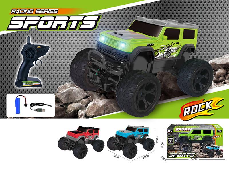 2.4G 4-Channel Remote Control Cross-Country Car With Lights