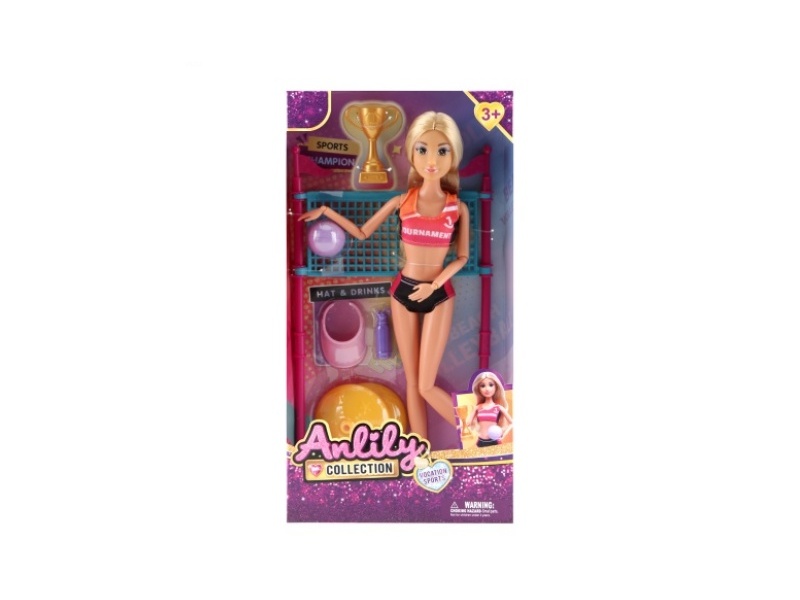 11.5-Inch Solid Doll (Brown Skin Color)