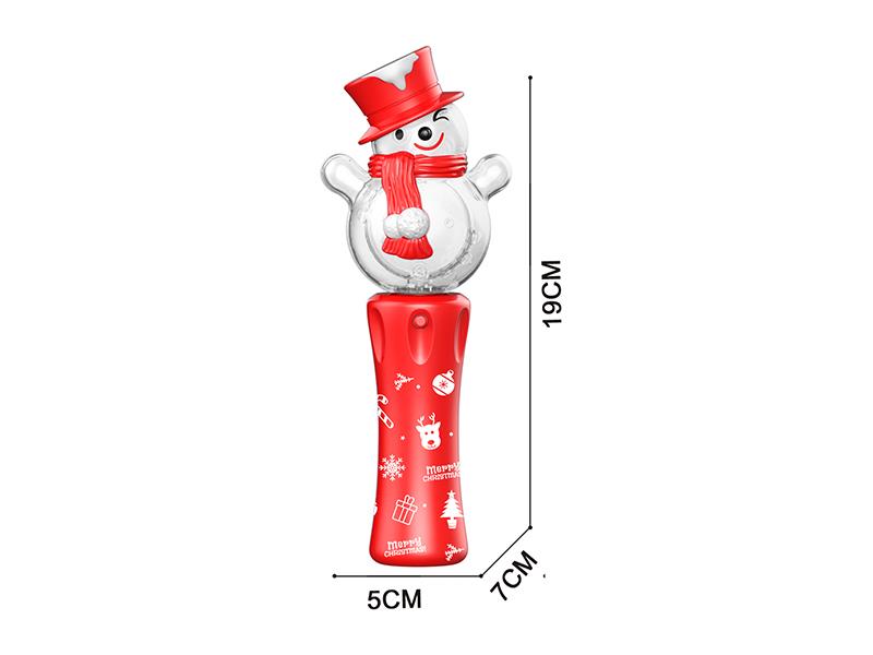 Christmas Snowman Rotating Flash Stick With 6 Lights(No Music)