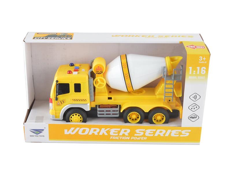1:16 Friction Concrete Mixer With Story And Music