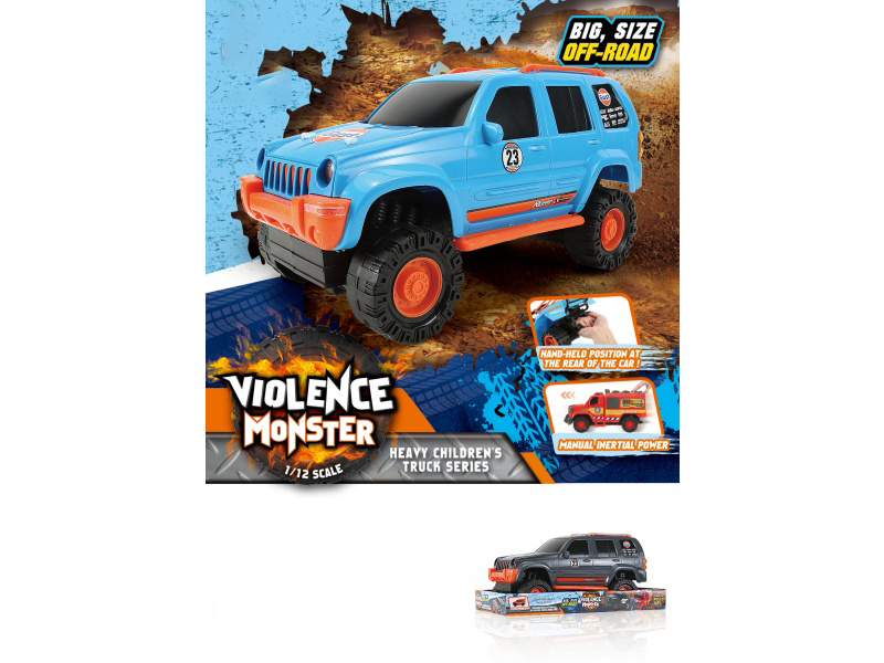 1:12 Hot Wheels Jeep Inertia Car