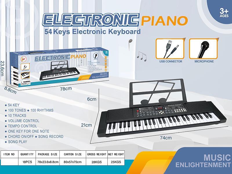 54 Keys Electronic Organ