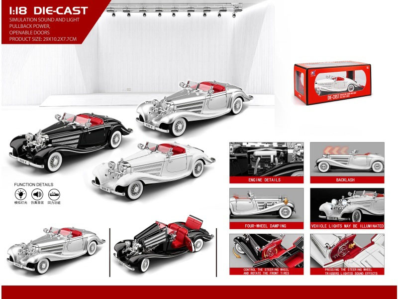 1:18 Vintage Car 500K