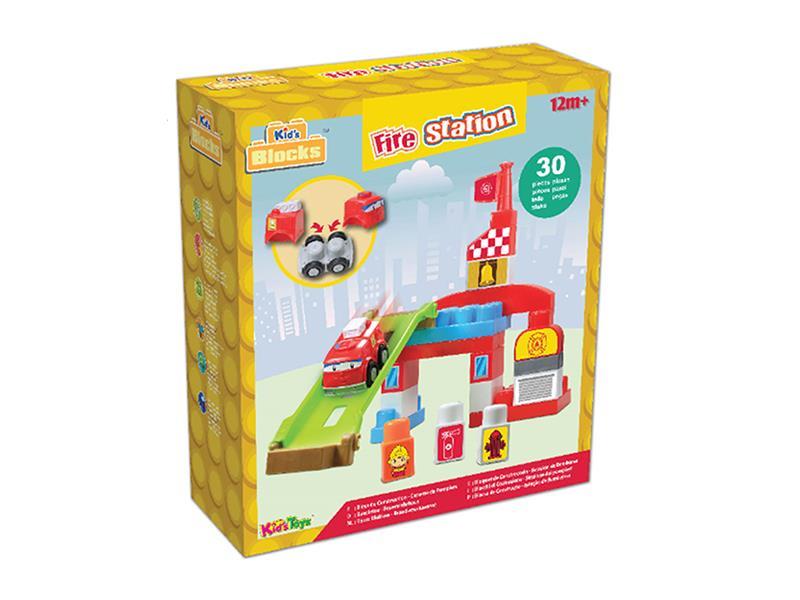 Fire Department Building Block Set
