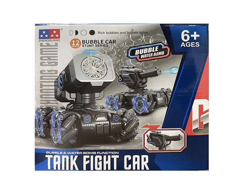 Remote Control Water Bomb/Bubble Tank Fight Car 2 In 1
