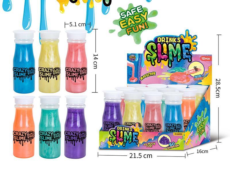 Milk Bottle Slime 12pcs