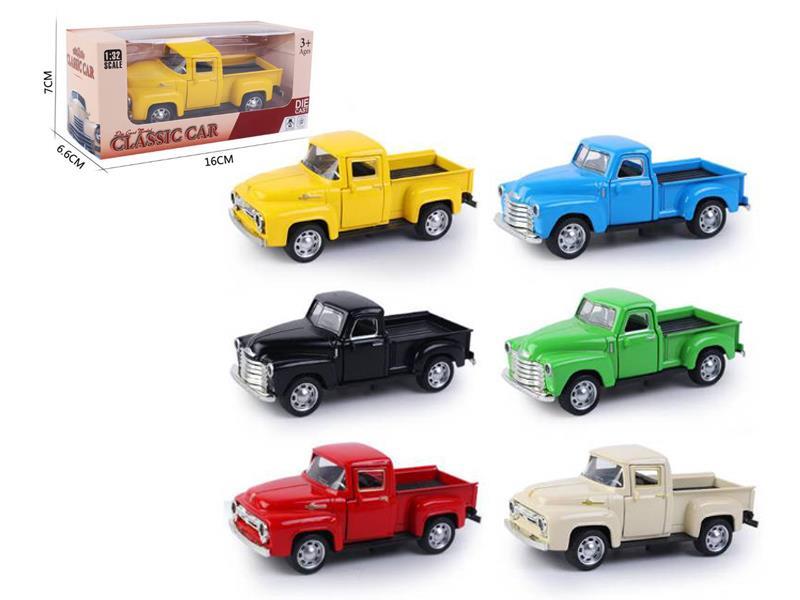 1: 32 Alloy Ford Chevrolet Pickup Double Door With Light Music