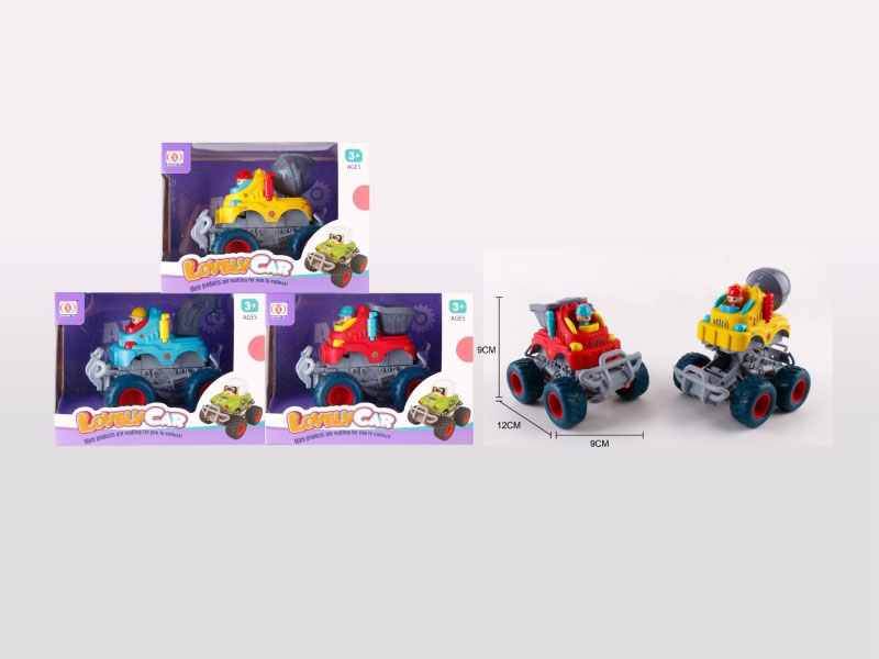 Q-Version Engineering Alloy Vehicle