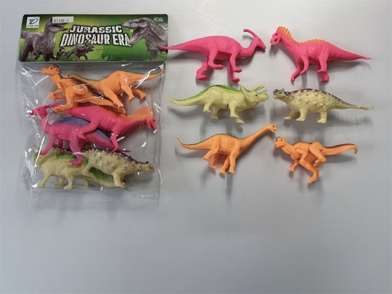 Pvc Dinosaur Set 6Pcs