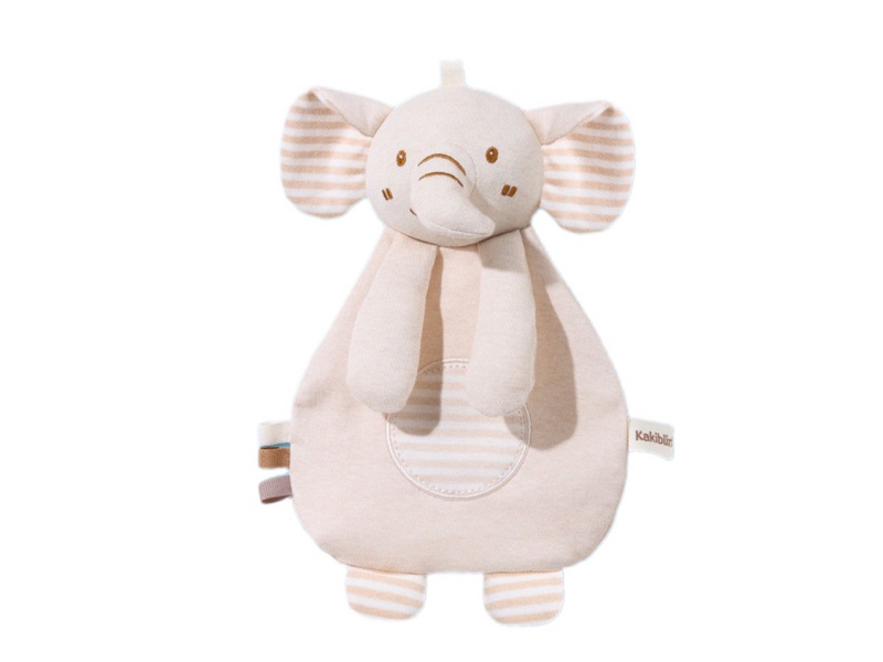 The Elephant Makes A Sound With A Paper Baby Comfort Towel