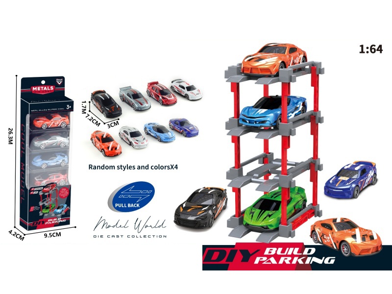 1: 64. Sliding Alloy Car