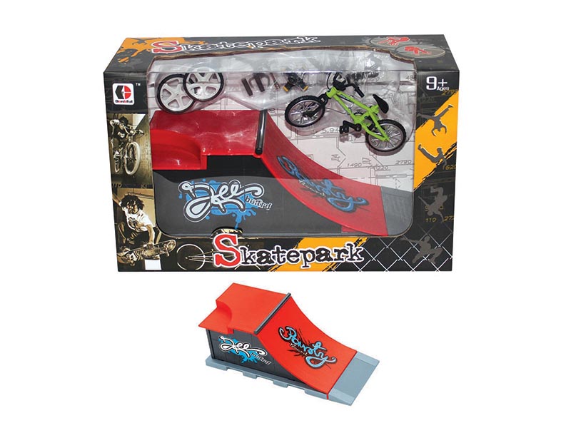 Bicycle Finger Skateboard Skate Park Set