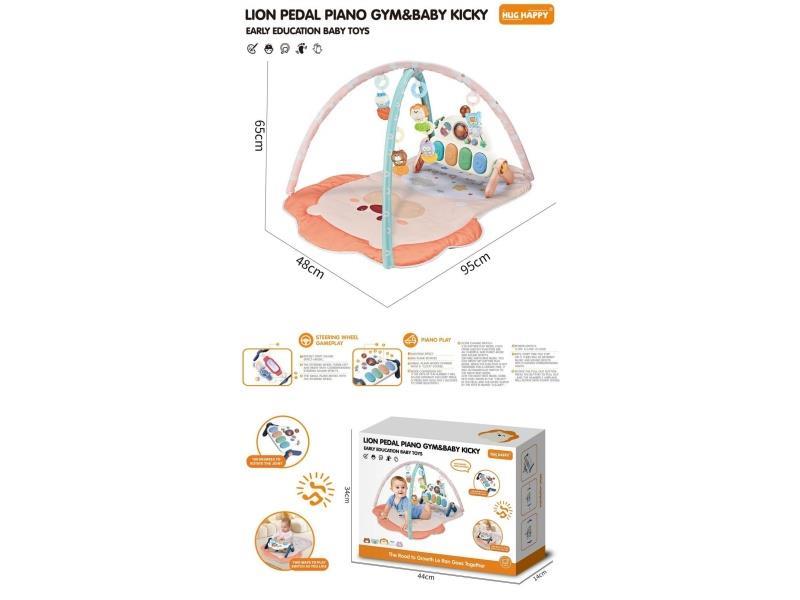 Multi-Functional Baby Fitness Blanket (For Girls) (Requires 3*1.5V